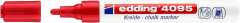 Marcador de tiza edding 4095 Rojo
