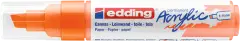 Marcador Acrílico trazo grueso Edding e-5000 Naranjo neón