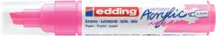 Marcador Acrílico trazo grueso Edding e-5000 Rosado neón