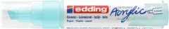Marcador Acrílico trazo grueso Edding e-5000 Azul Pastel