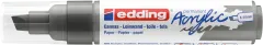 Marcador Acrílico trazo grueso Edding e-5000 Gris