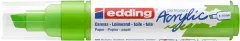 Marcador Acrílico trazo grueso Edding e-5000 Verde limón