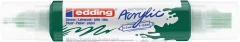 Marcador acrílico 3D edding 5400 punta doble Verde musgo
