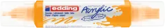 Marcador acrílico 3D edding 5400 punta doble Amarillo sol