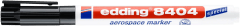 Marcador aeroespacial Edding e-8404 negro