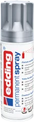 Spray permanente de pintura acrílica de alta gama Edding E-5200 Plateado Mate