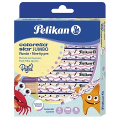 MARCADORES COLORELLA JUMBO PASTEL - ESTUCHE X8 UNID