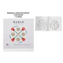 Libro de Mándalas Para Recortar Y Decorar Marca Madrid Papel