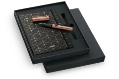 Set Pluma Lamy LX Rose Gold M + Libreta A5 Oro Rosa