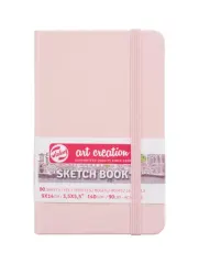 Libreta Sketchbook Rosa Pastel 9x14cm Art Creation