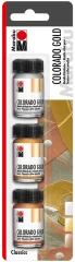Marabu COLORADO GOLD set clásico, 3u. x 15 ml