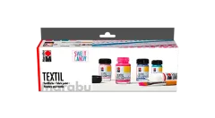 Marabu Textil - Sweet Candy, Set 4u. x 15 ml
