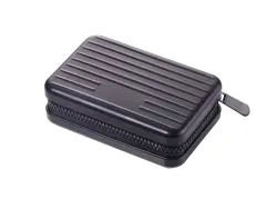 Estuche para tarjetas de crédito TROIKA KARTENKOFFER negro