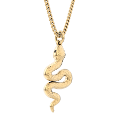 CHOCLI Collar con Baño18k Serpiente