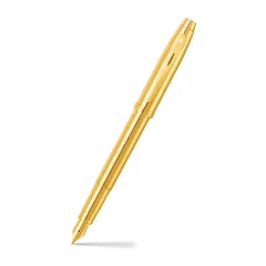 Pluma Fuente Sheaffer Serie 100 .Dorado con detalles en PVD dorado