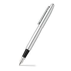 Pluma Fuente Sheaffer VFM Cromo Pulido CT punto mediano (SHFER)