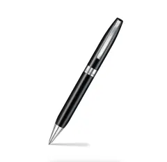 Bolígrafo Sheaffer Legacy 9064 Negro Y Adornos Cromados