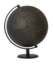 Globo TROIKA PLANET dorado, negro