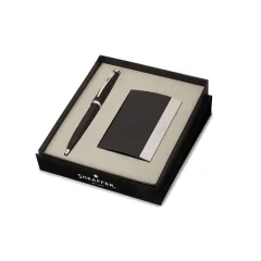 Bolígrafo Sheaffer S100 G9317 Negro mate CT + Portatarjetas de Presentación