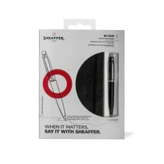 Bolígrafo Sheaffer 9405 VFM Negro mate CT + Libreta A5