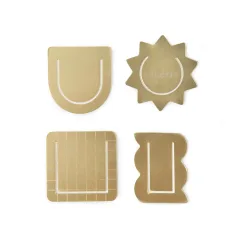 Clips De Papel Kikkerland Metálicos 3 En 1