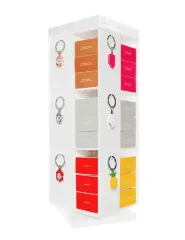 Meta[l]morphose® Exhibidore de acrílico - 12 modelos, 3pcs/SKU + 1 muestra - (llaveros, colgantes