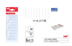 Blister De Cinta Termica Para Nombre 5.5mmX30cm Color Blanco