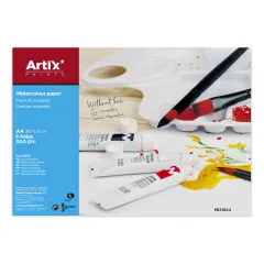 PAPEL DE ACUARELA A4 SIN RECUADRO 5HOJAS (MP)