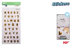 Pegatinas Stickers Relieve Abecedario Y Números