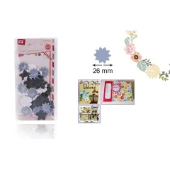 Blister De Flores De Papel 2cm X 38Uds Color Variado