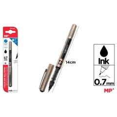 Bolígrafo Tinta Líquida Punta Ball Negro 0,7