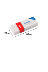 Goma de Borrar Nata 2.3x6.5cm Color Blanco