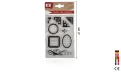 Set Timbres De Silicona P/Scrapbooking #34 Figuras Variadasdo P
