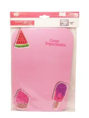 Pizarra Magnetica Decorada C/Dias De La Semana 21cmx29.7cm A4 Marca Madrid Papel Color Variado (MP)