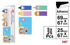 Set Notas Adhesivas Diseños De Adas Y Pricesa 67x23mm