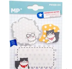 Set De Notas Adhesivas 3 Modelos Gatos 30Hjs - Madrid Papel