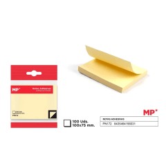 Set De Notas Adhesivas 100X75MM 100H Color Variado
