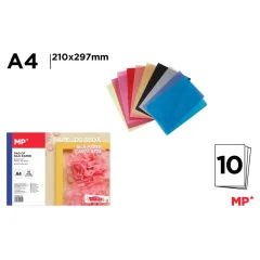 Block De Papel Seda A4 10 Colores Marca MP Crafts