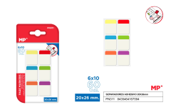Blister De Posit 6x10Uds /20X26mm Color Variado