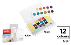Pintura Acuarela Solida 12 Colores (MP)