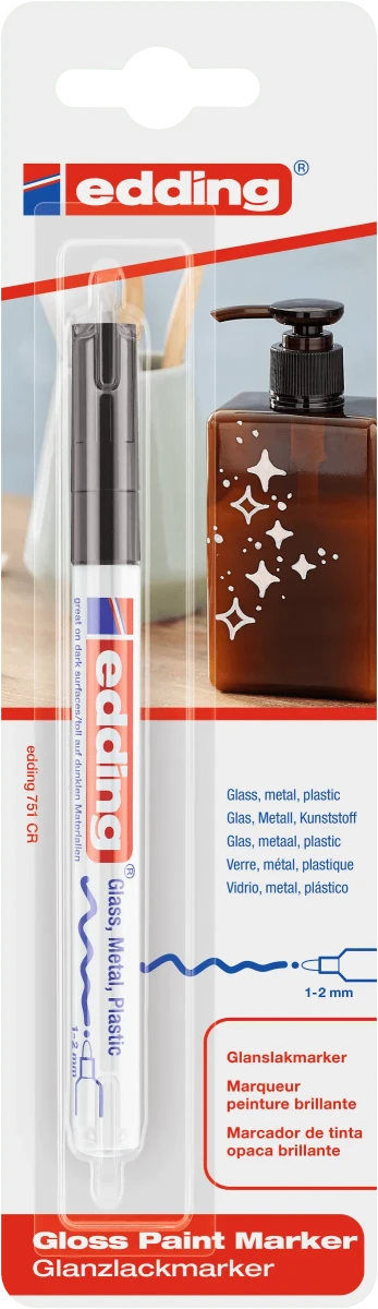 e-751/1 BL Marcador De Pintura Negro (EDD)1
