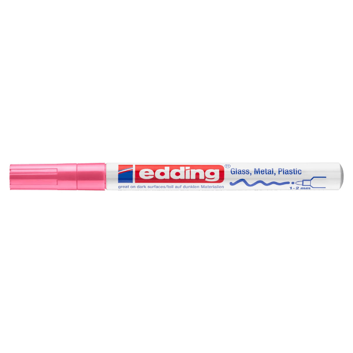 Marcador Óleo Permanente Edding E-751 Rosado1