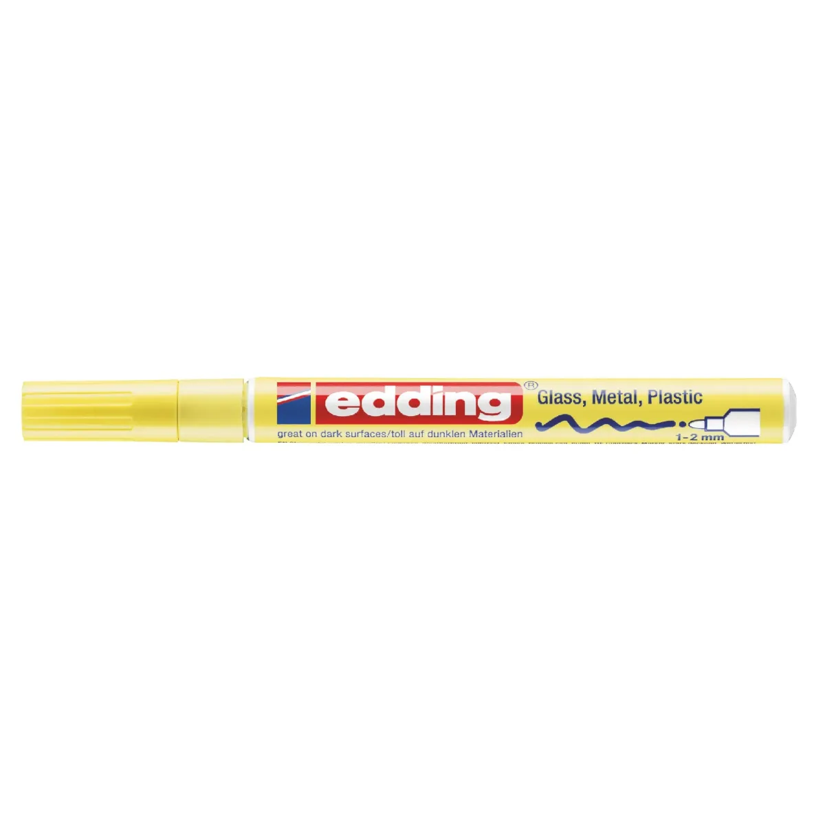 Marcador Óleo Permanente Edding E-751 Amarillo Pastel1
