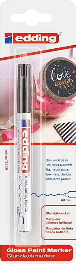 e-780/1 BL Marcador De Pintura Negro (EDD)1
