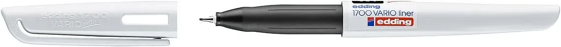 Tiralineas Edding E-1700 Vario White Negro Signpen1