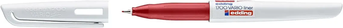 Tiralineas Edding E-1700 Vario White RojoSignpen1