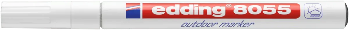 Marcador para exteriores Edding e-8055 Blanco1