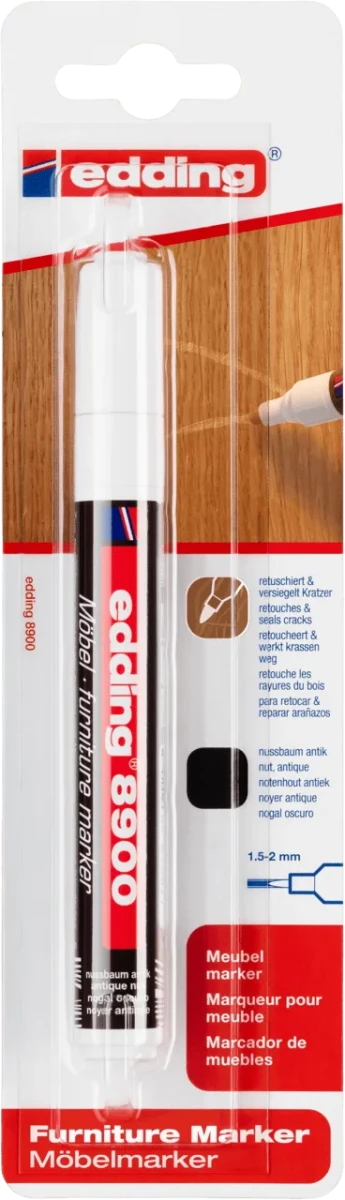 Marcador lacado para muebles Edding E-8900 Negro1