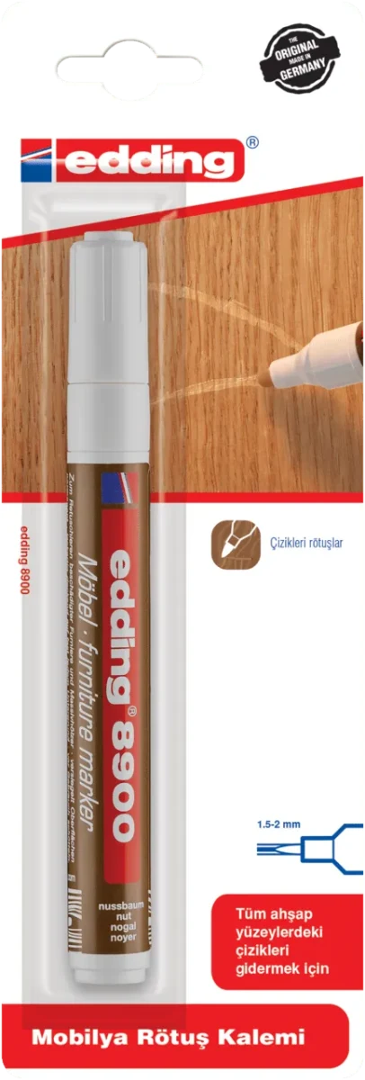 Marcador lacado para muebles Edding E-8900 Nogal claro1