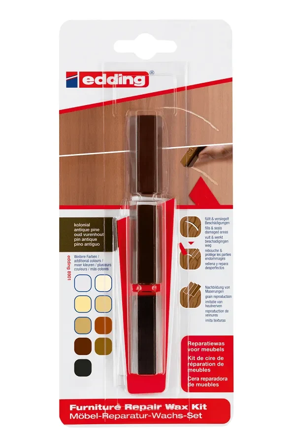 Cera reparadora muebles de madera madera Pino oscuro1